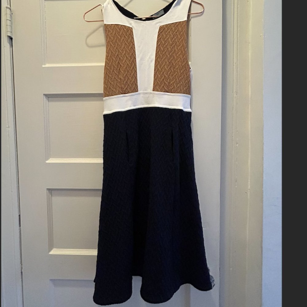NWT Anthropologie Cabled Colorblock Dress by Maeve